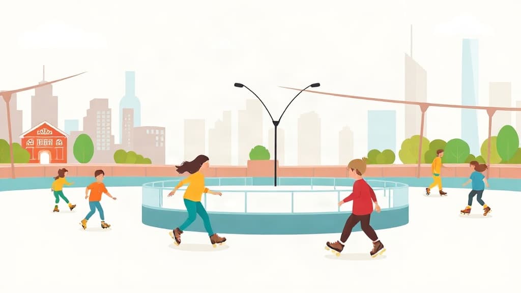 Pier 2 Roller Rink, Brooklyn Bridge Park
